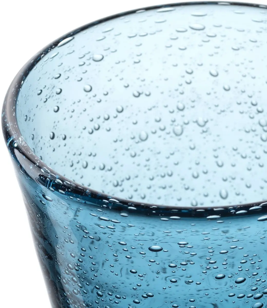 Leonardo Burano Drinkglas - Blauw/Grijs - 0.33L - 4 Stuks