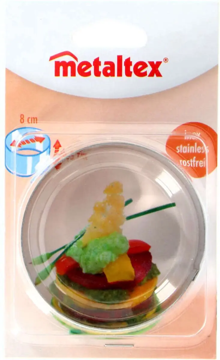 Metaltex Multifunctionele Kookring 8cm RVS