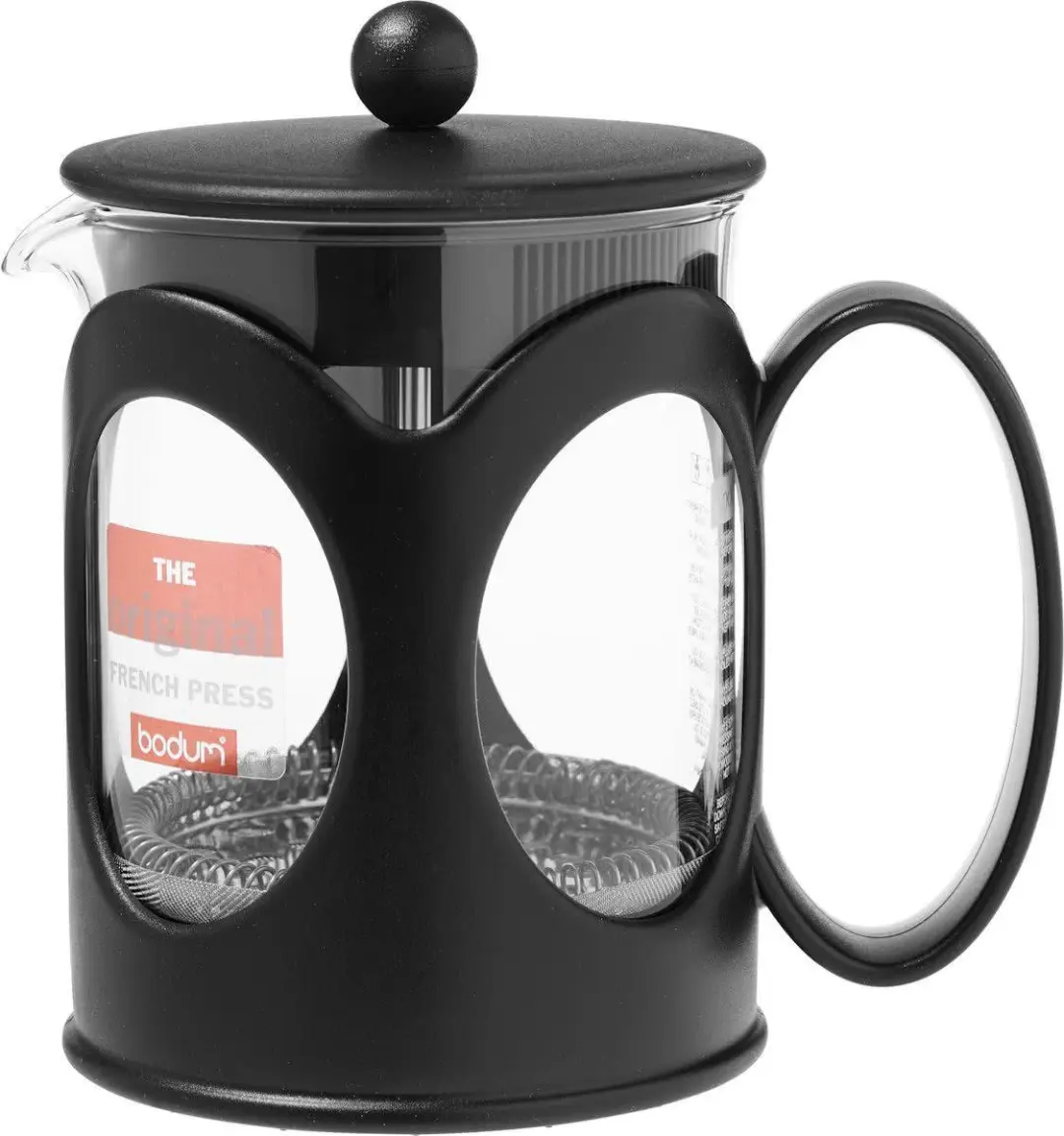 Bodum Kenya Cafetière 4 Koppen 0,5L - Zwart