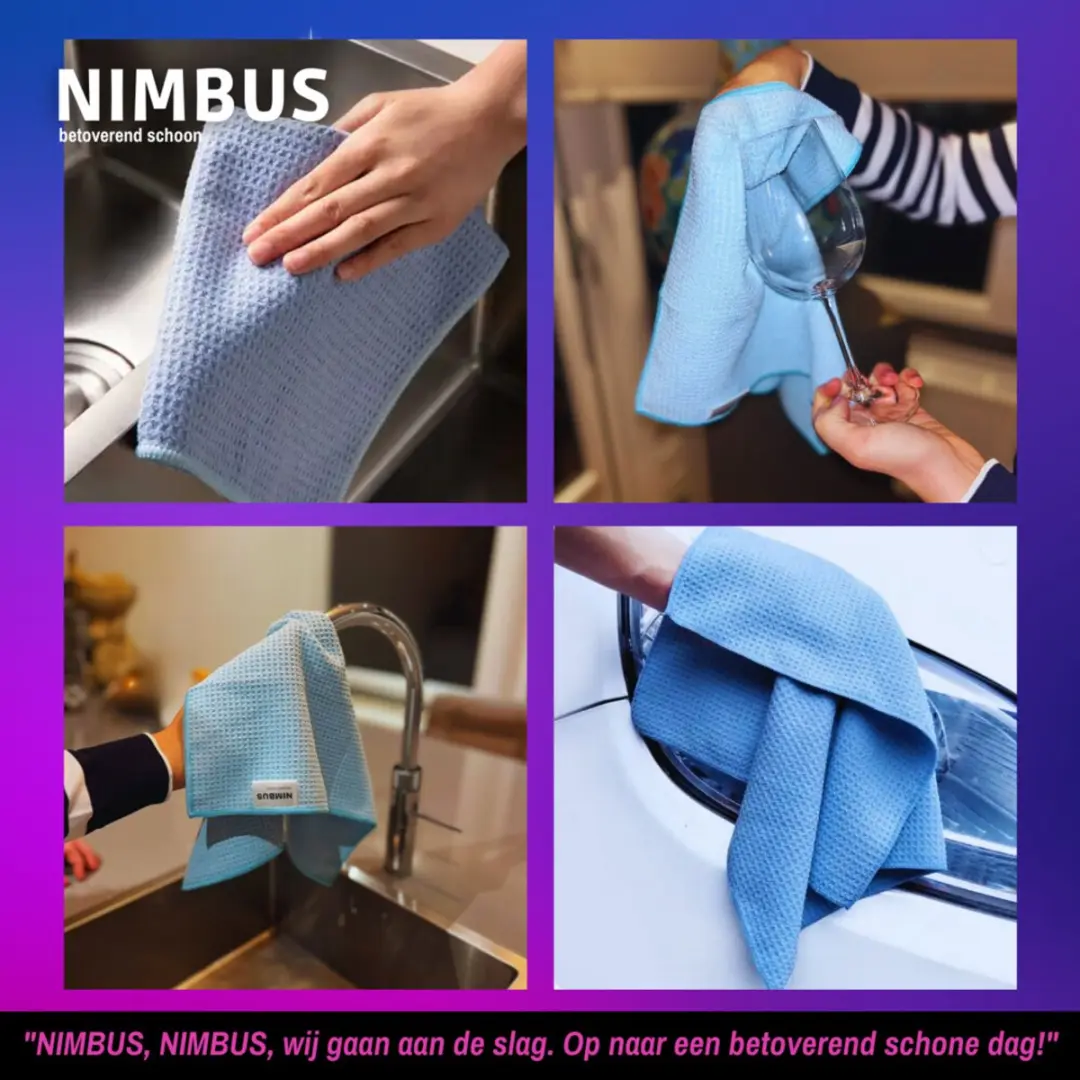Nimbus Magic Droogdoek Medium - 4 Stuks