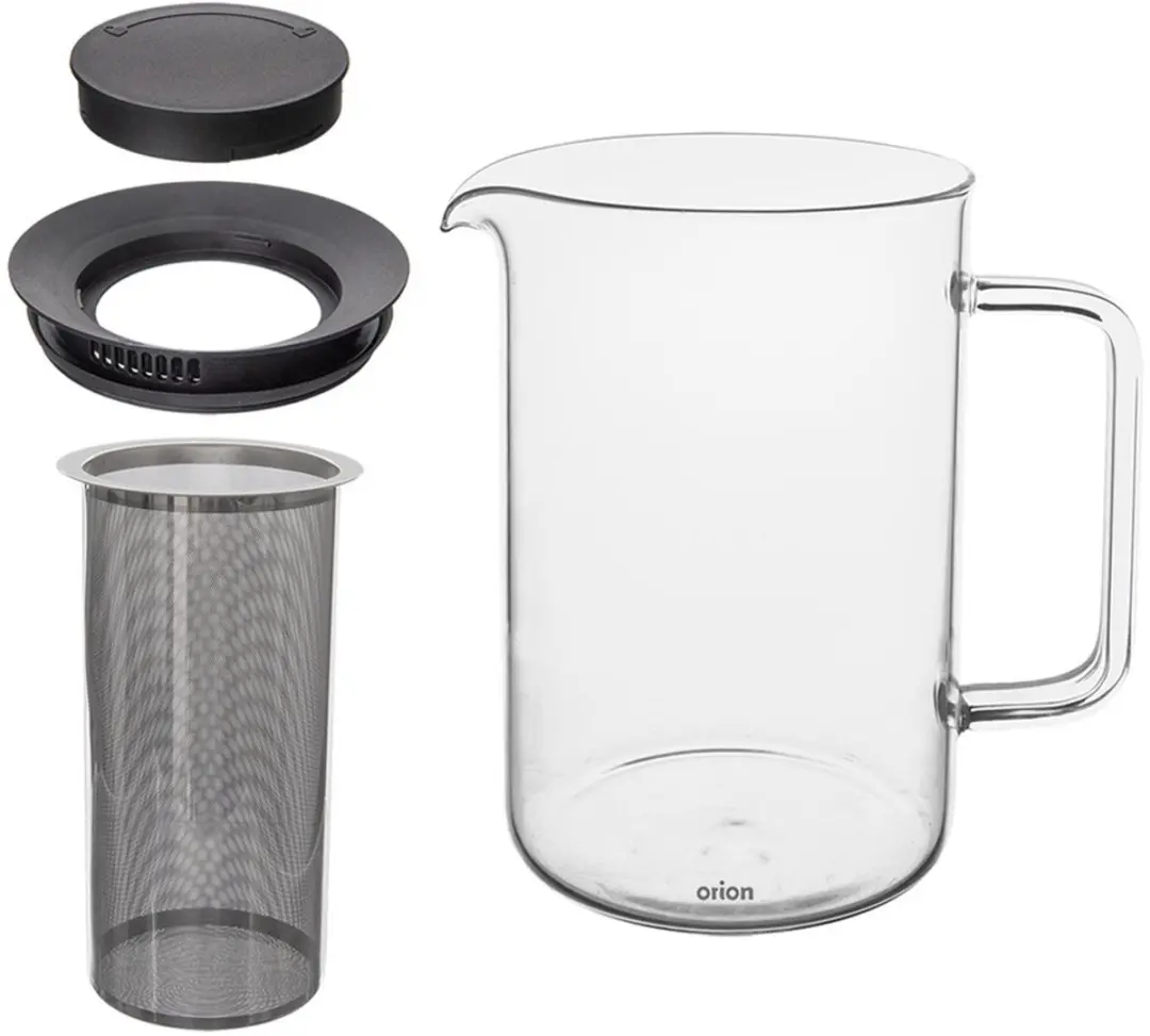 Orion Theepot met Infuser 1,55L - Glas - Transparant