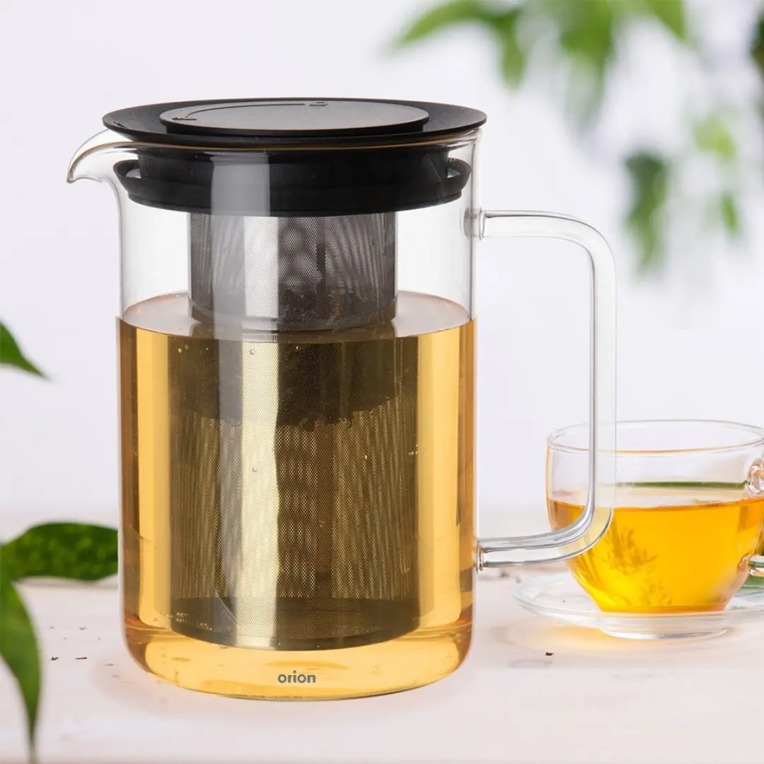 Orion Theepot met Infuser 1,55L - Glas - Transparant