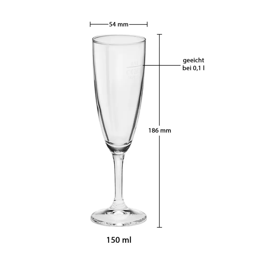 Bormioli Rocco Prosecco Sektkelk Set 24 - 0,15L