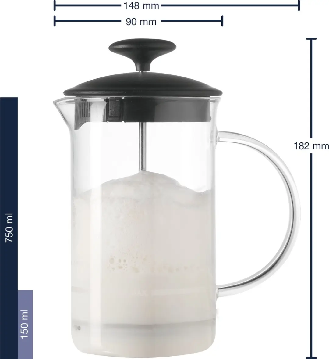 Leonardo CAFFEE PER ME Melkopschuimer 025508 - 7.5ml - Transparant