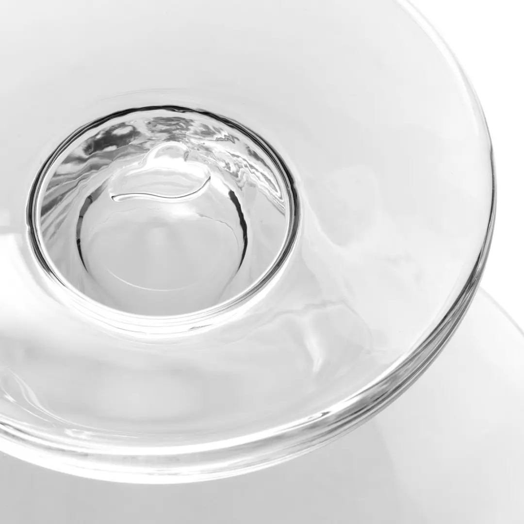 Leonardo CONO Schaal op voet 270ml - Transparant - 4 Stuks