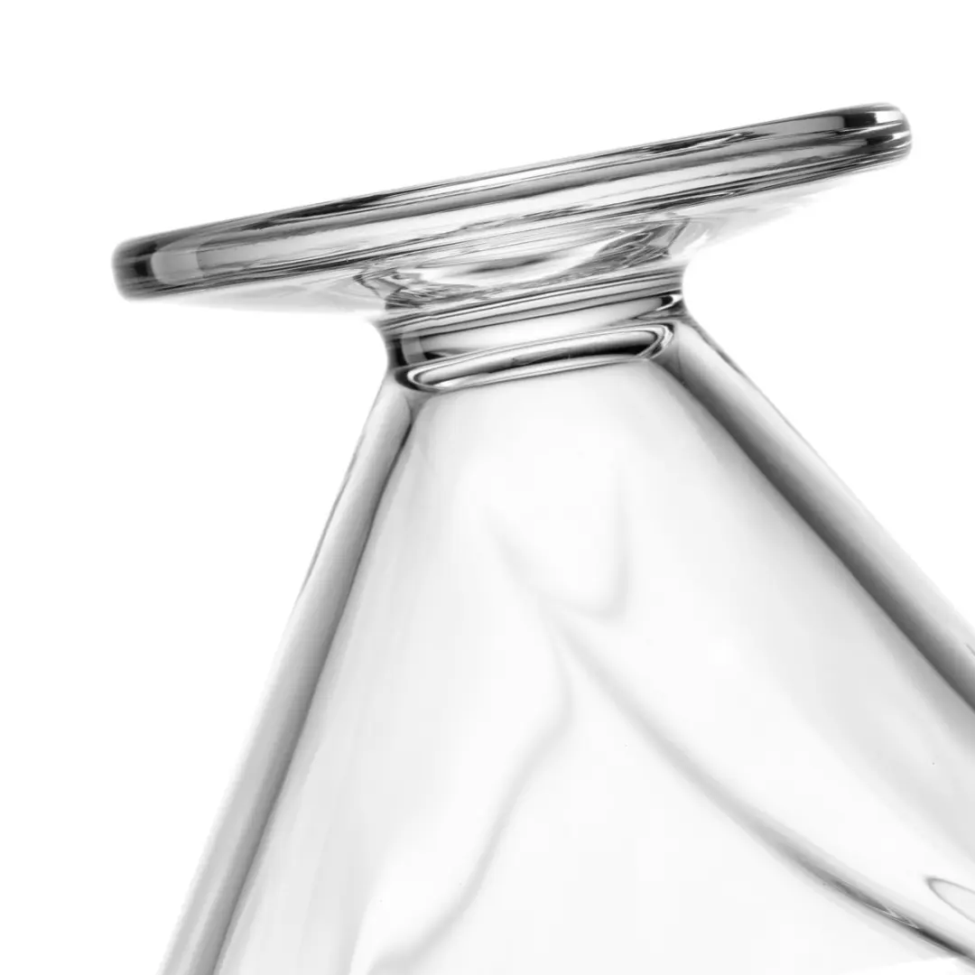 Leonardo CONO Schaal op voet 270ml - Transparant - 4 Stuks