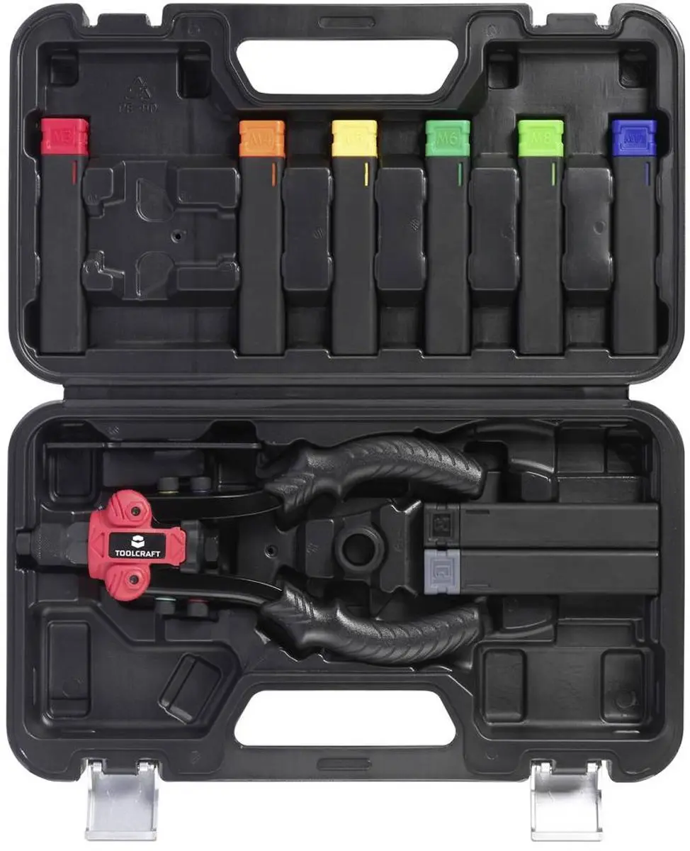 TOOLCRAFT Popnageltang TO-10780656 - 26,5 cm - 3-in-1 Set