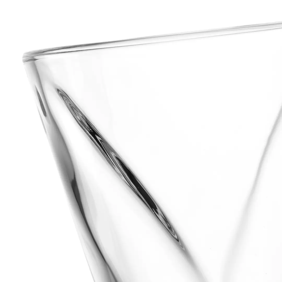Leonardo CONO Schaal op voet 360ml - 4 Stuks - Transparant