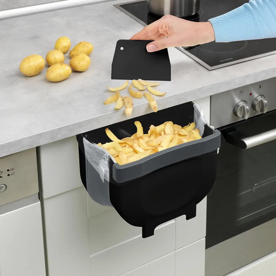 Wenko Fago 15853100 Afvalbakje 5L - Zwart