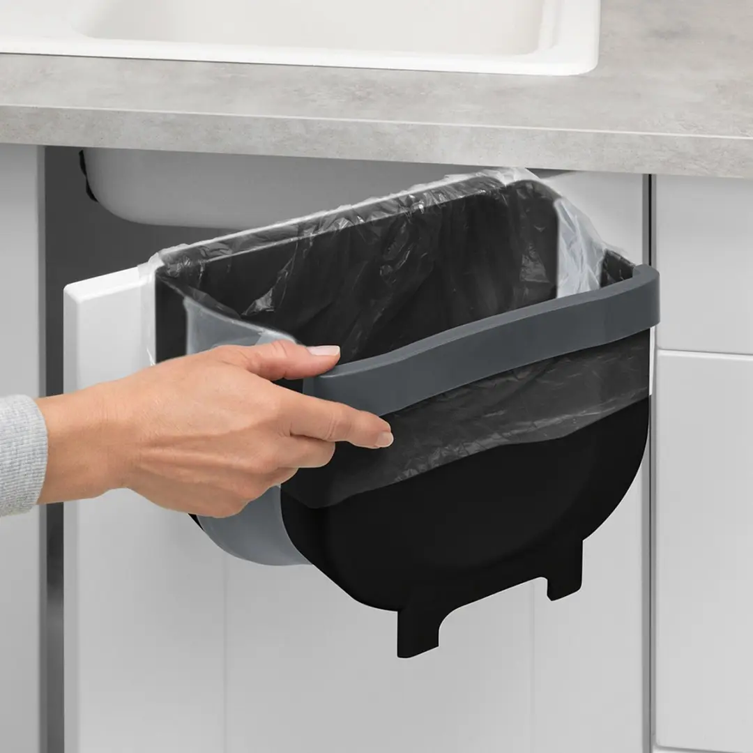 Wenko Fago 15853100 Afvalbakje 5L - Zwart