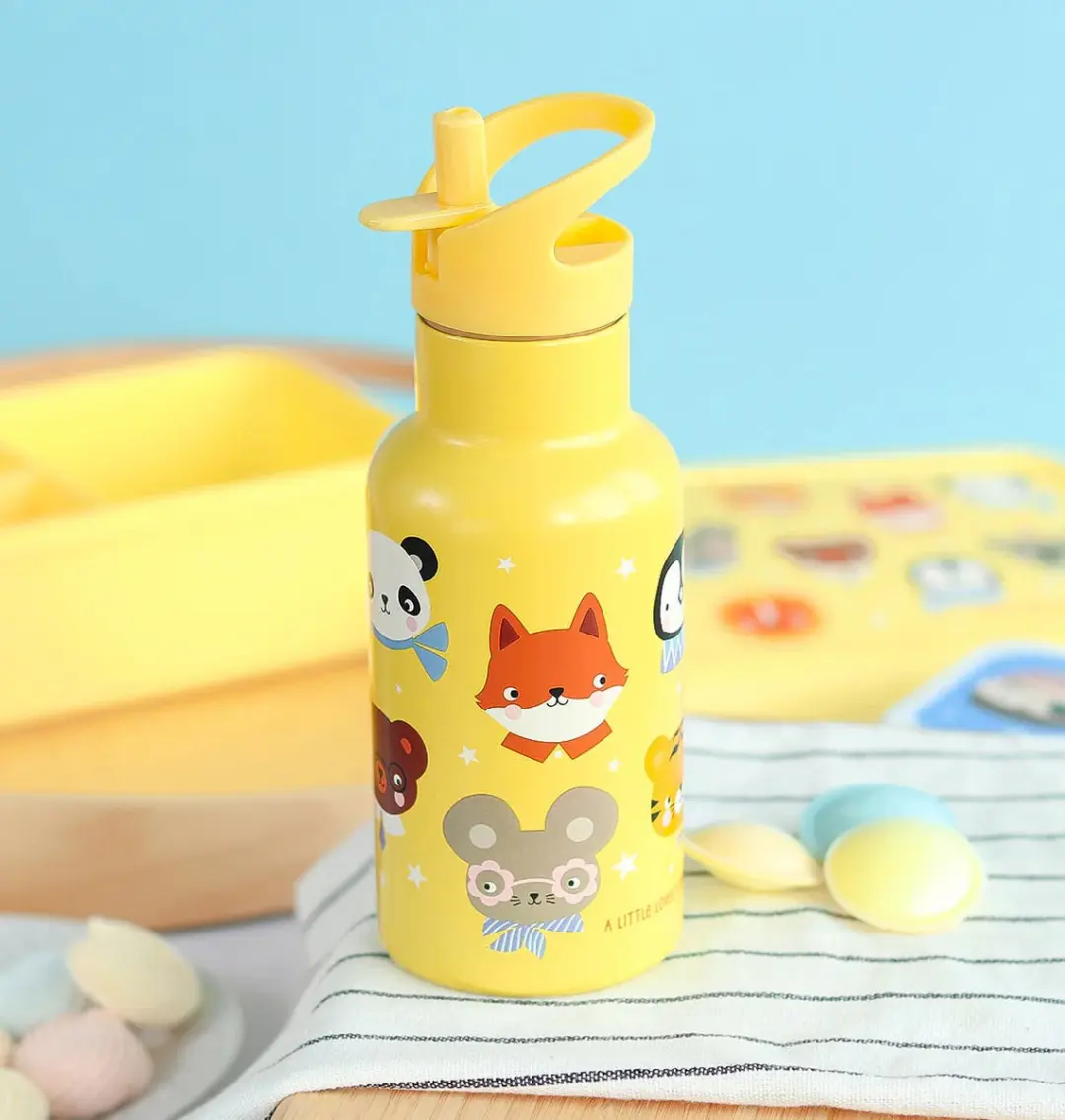 A Little Lovely Company Back to School Set Dierenvriendjes - 6 Stuks - afbeelding 6 van 6