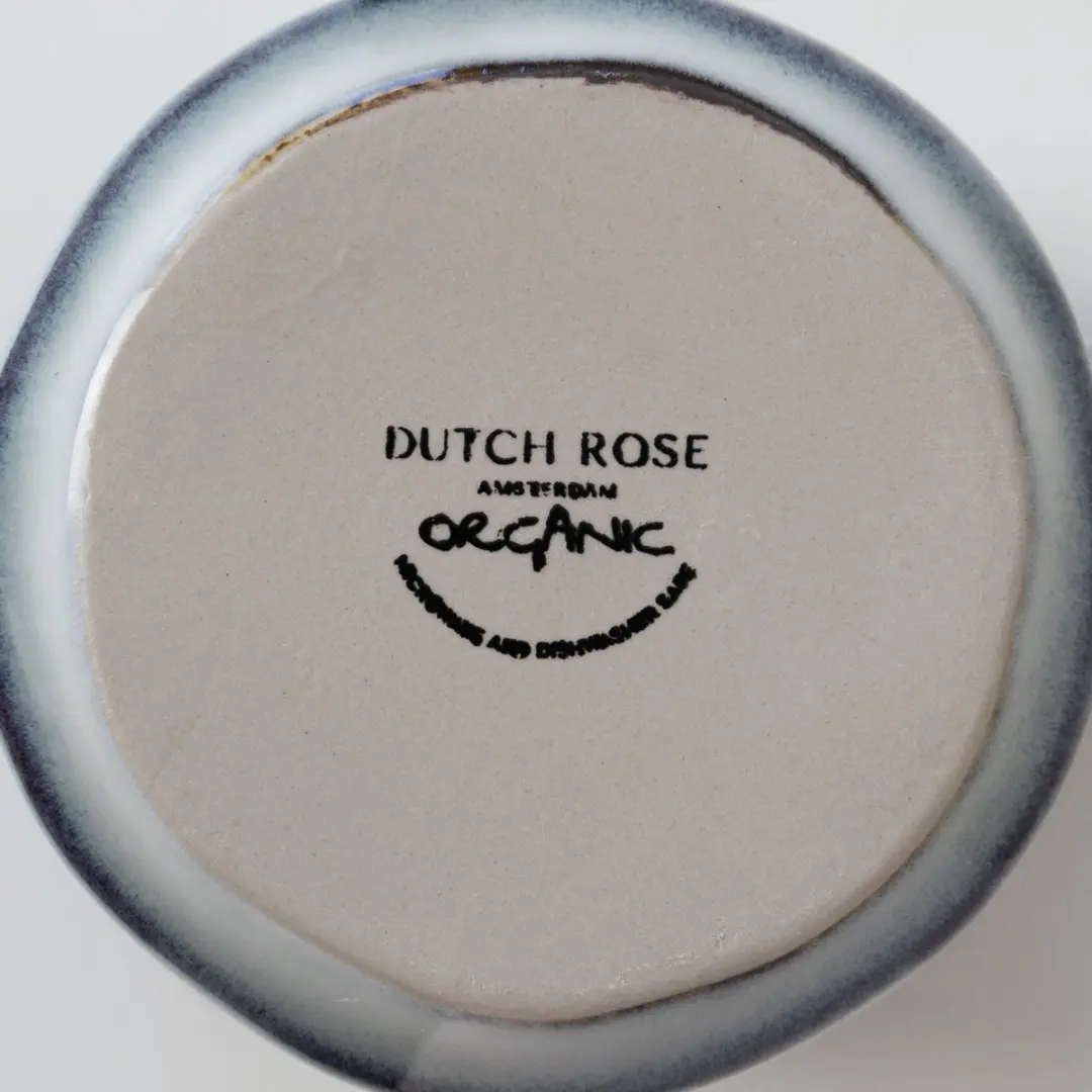 Dutch Rose Organic Mokken 39cl - Blauw - 4 Stuks