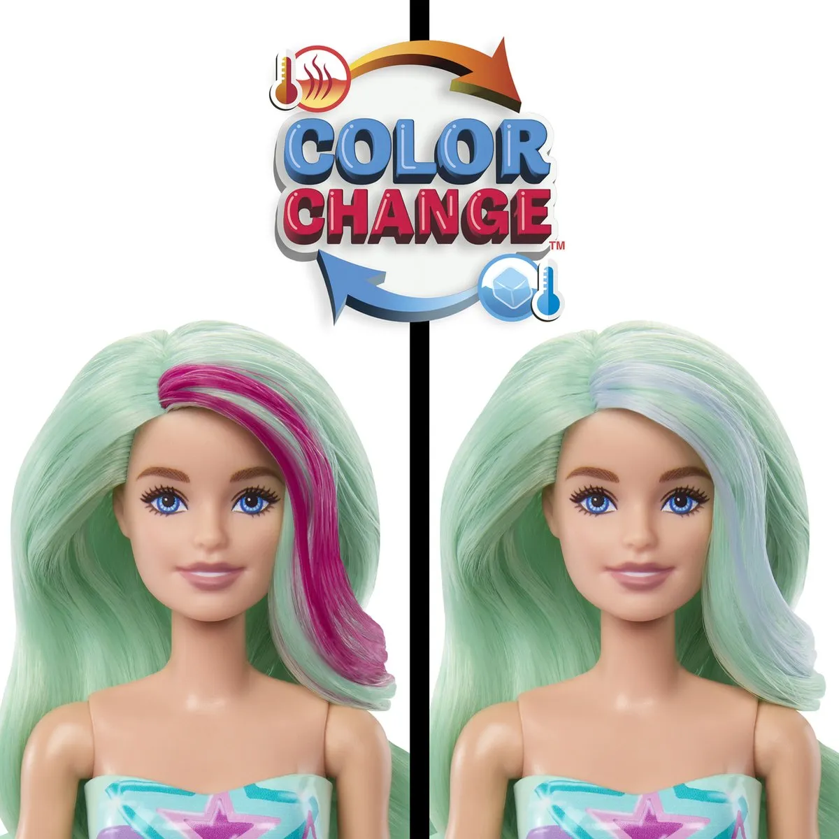 Barbie Color Reveal Pop Modepop - Meerkleurig