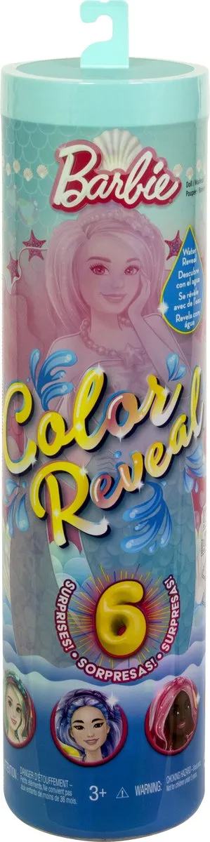 Barbie Color Reveal Pop Modepop - Meerkleurig
