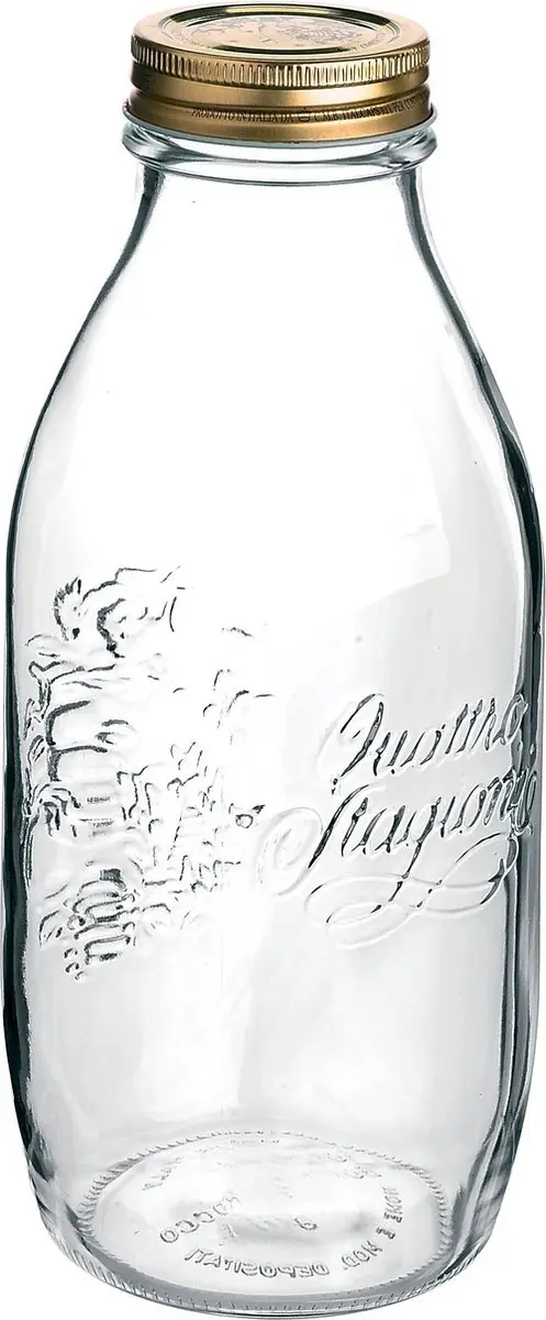 Bormioli Rocco Fles Quattro Stagioni 1L - Ø10cm - Transparant