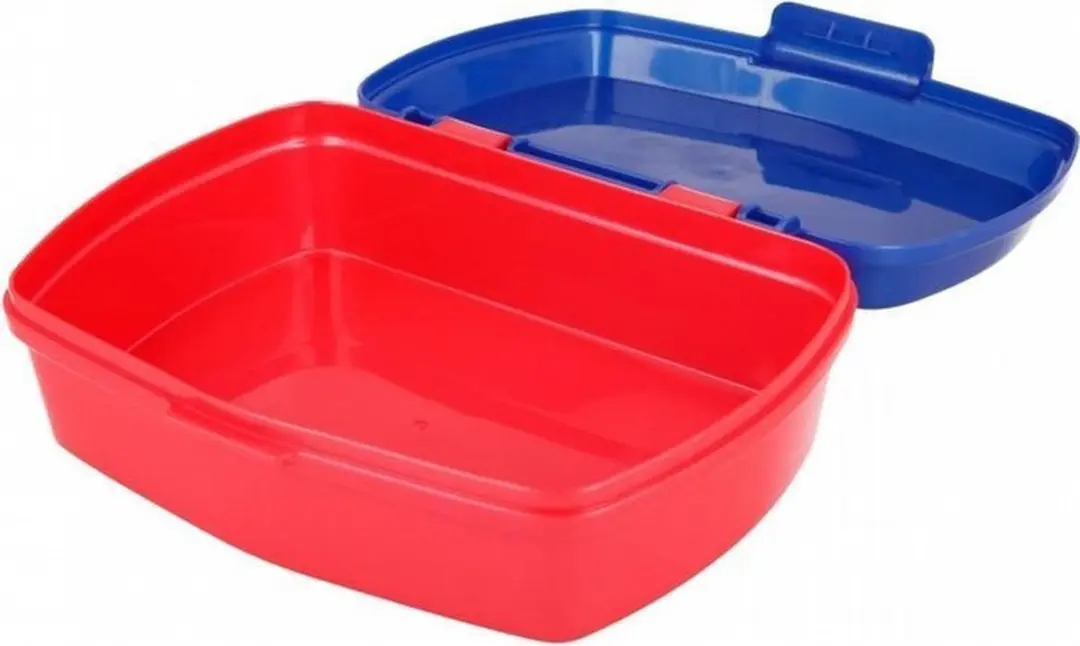 Marvel Spider-Man Broodtrommel - 0.4L - 3-delig - Blauw/Rood - afbeelding 6 van 6