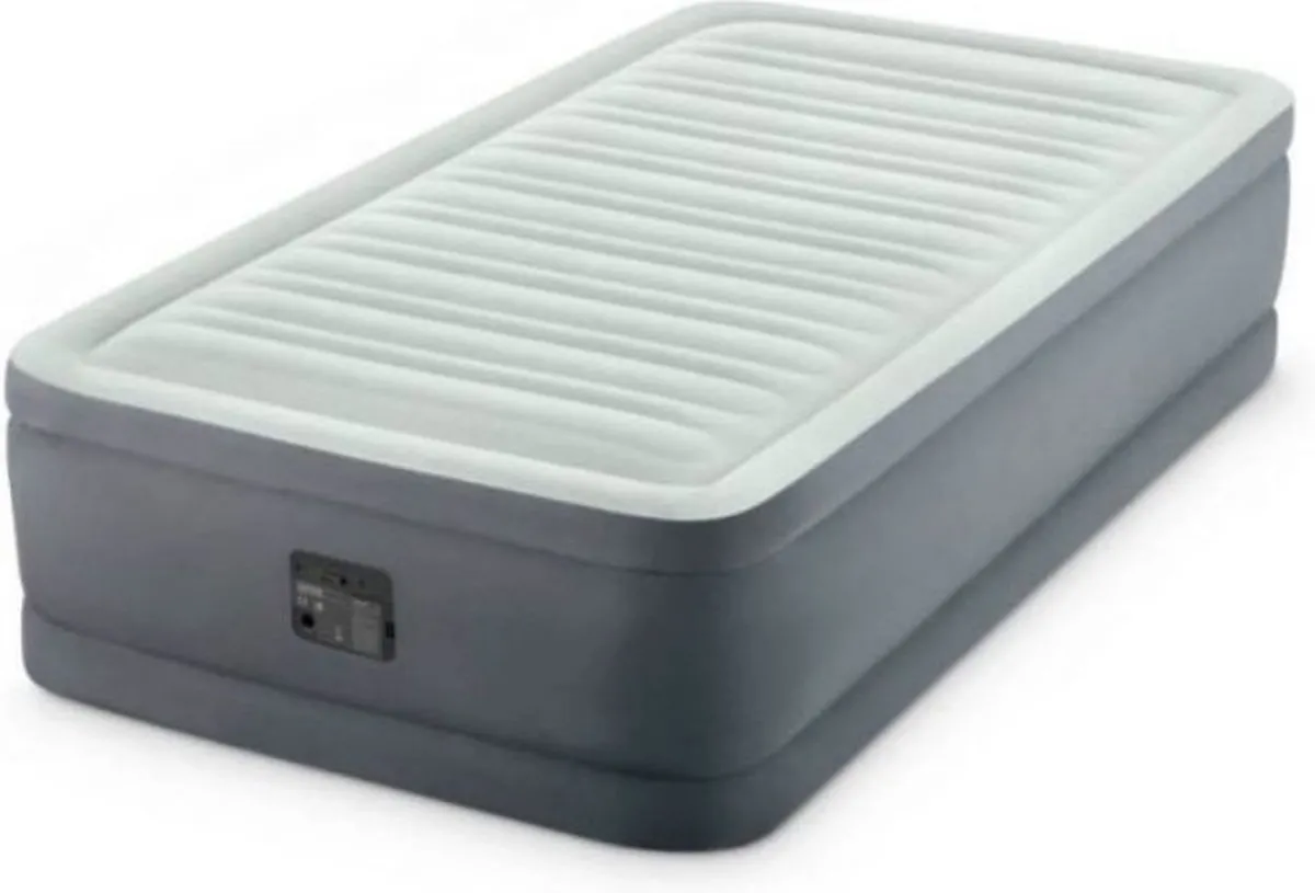 Intex PremAire I Luchtbed 1 Persoons GKD - 191x99x46cm - Grijs - afbeelding 6 van 6