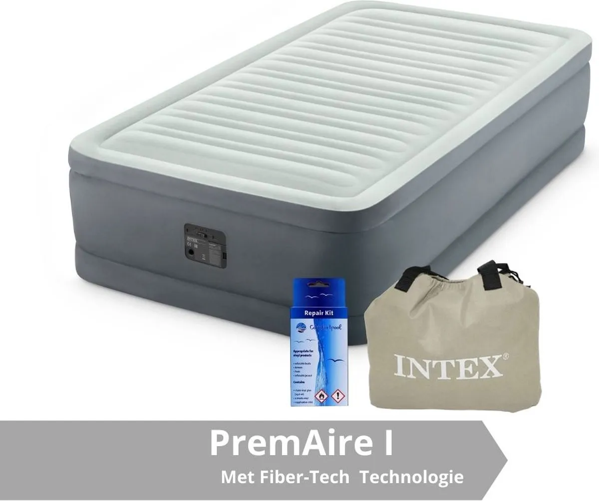 Intex PremAire I Luchtbed 1 Persoons GKD