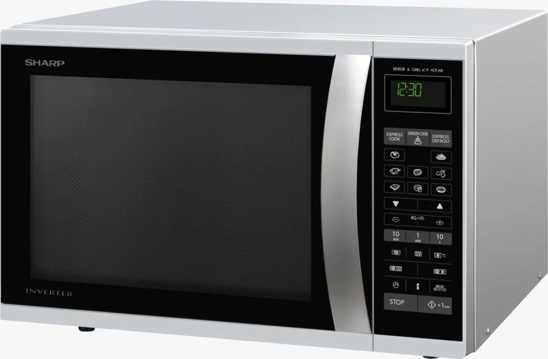 Sharp R-971INW Combi-magnetron 1050W - Zilver