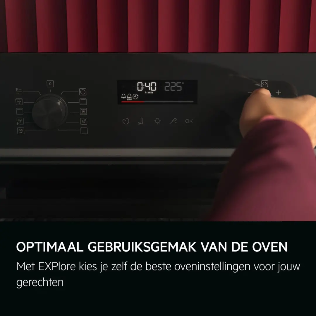 AEG Series 6000 TK6NK50FB CombiQuick Oven - 44L - 3000W - Zwart
