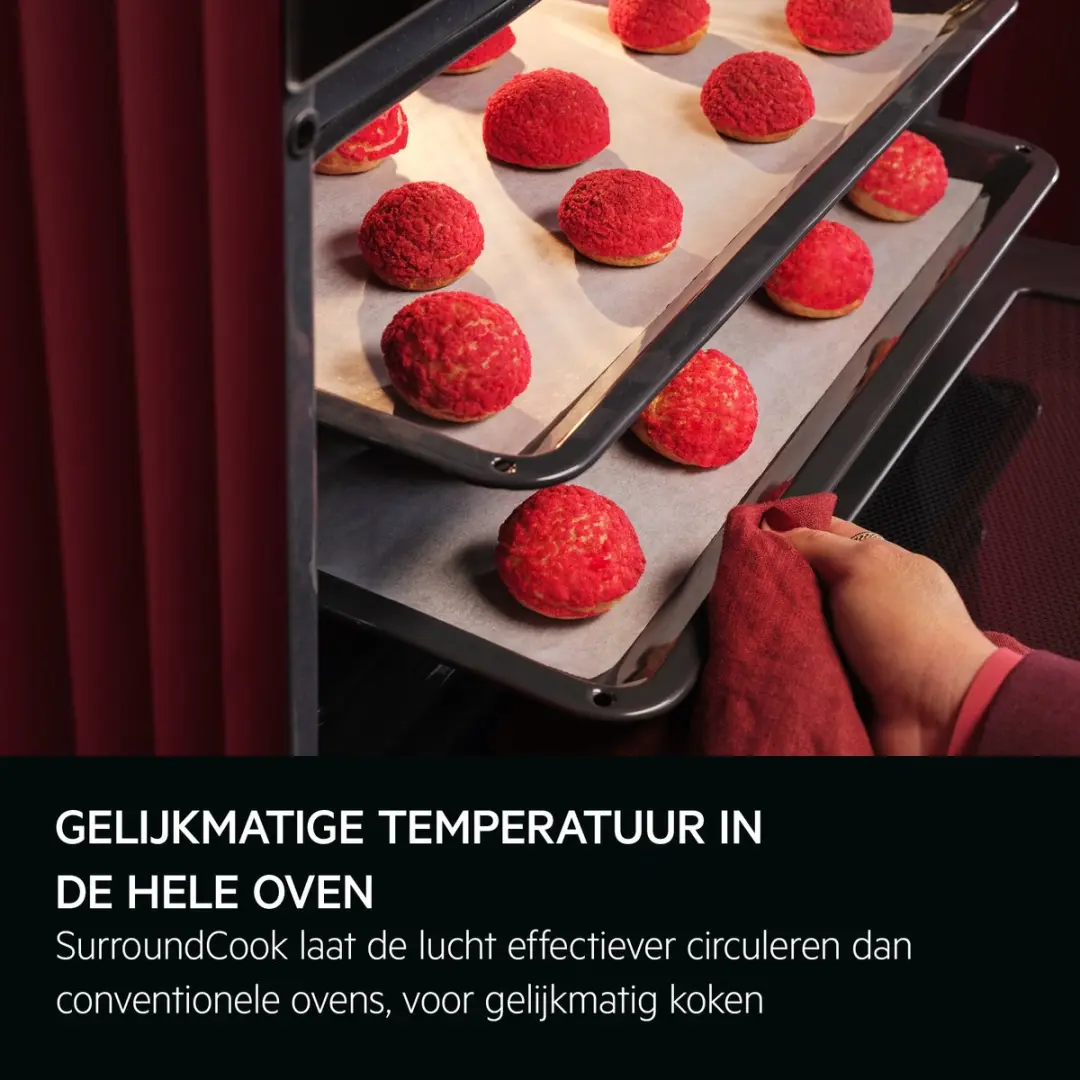 AEG Series 6000 TK6NK50FB CombiQuick Oven - 44L - 3000W - Zwart