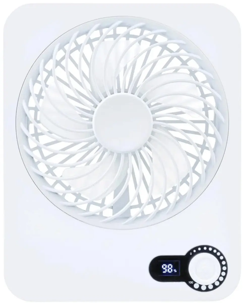 Tronic Mini-Ventilator 17,5cm - Accu - 14x3,7x17,5cm - afbeelding 6 van 6
