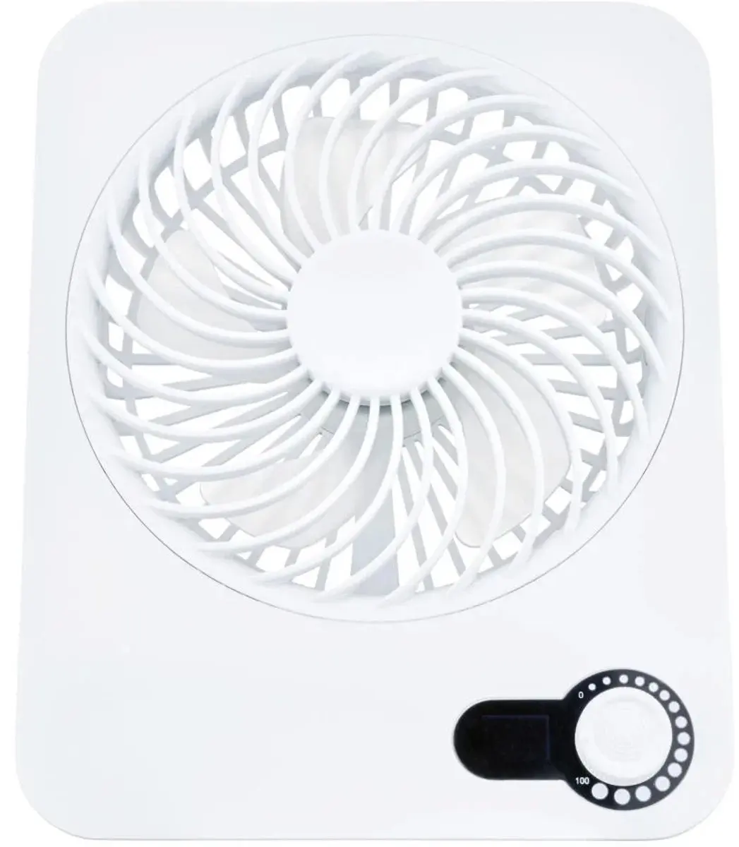 Tronic Mini-Ventilator 17,5cm - Accu - 14x3,7x17,5cm