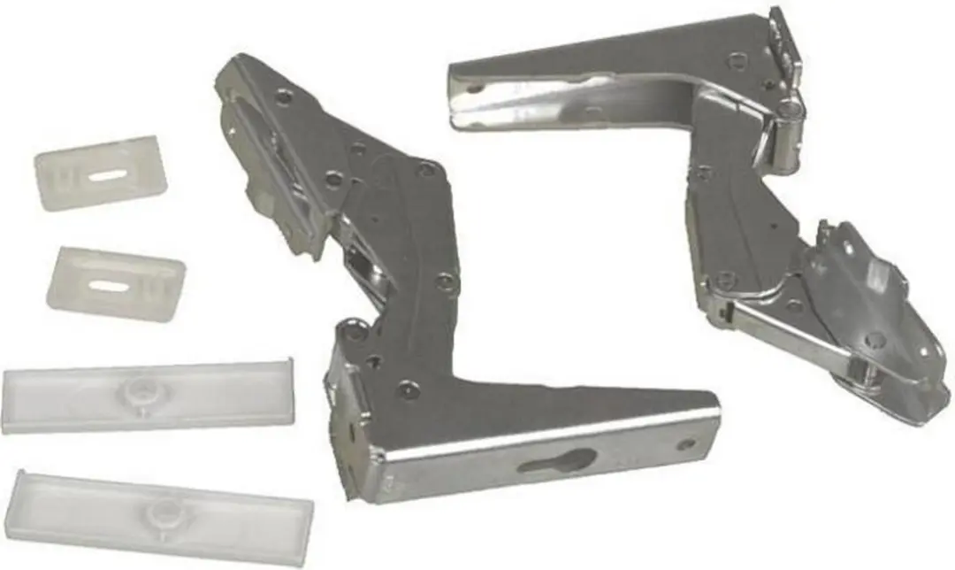 Whirlpool Scharnier- en schokdemperkit 484000000971 - Zilver