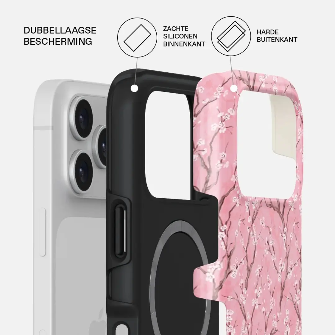 Burga Tough Backcover MagSafe iPhone 17 Pro Max - Roze