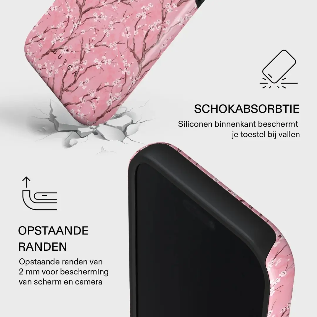 Burga Tough Backcover MagSafe iPhone 17 Pro Max - Roze