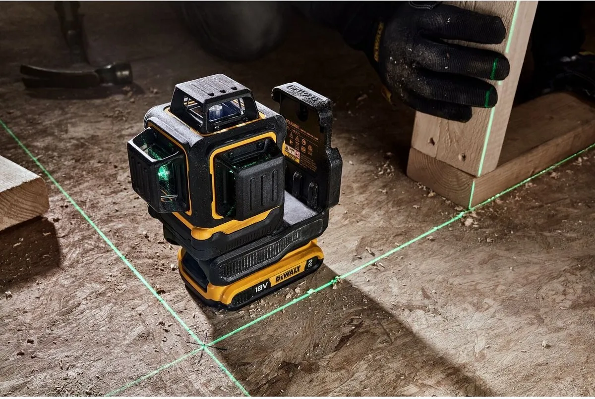 DeWalt DCLE34031D1 3x360° Kruislijnlaser Groen 18V XR - afbeelding 6 van 6