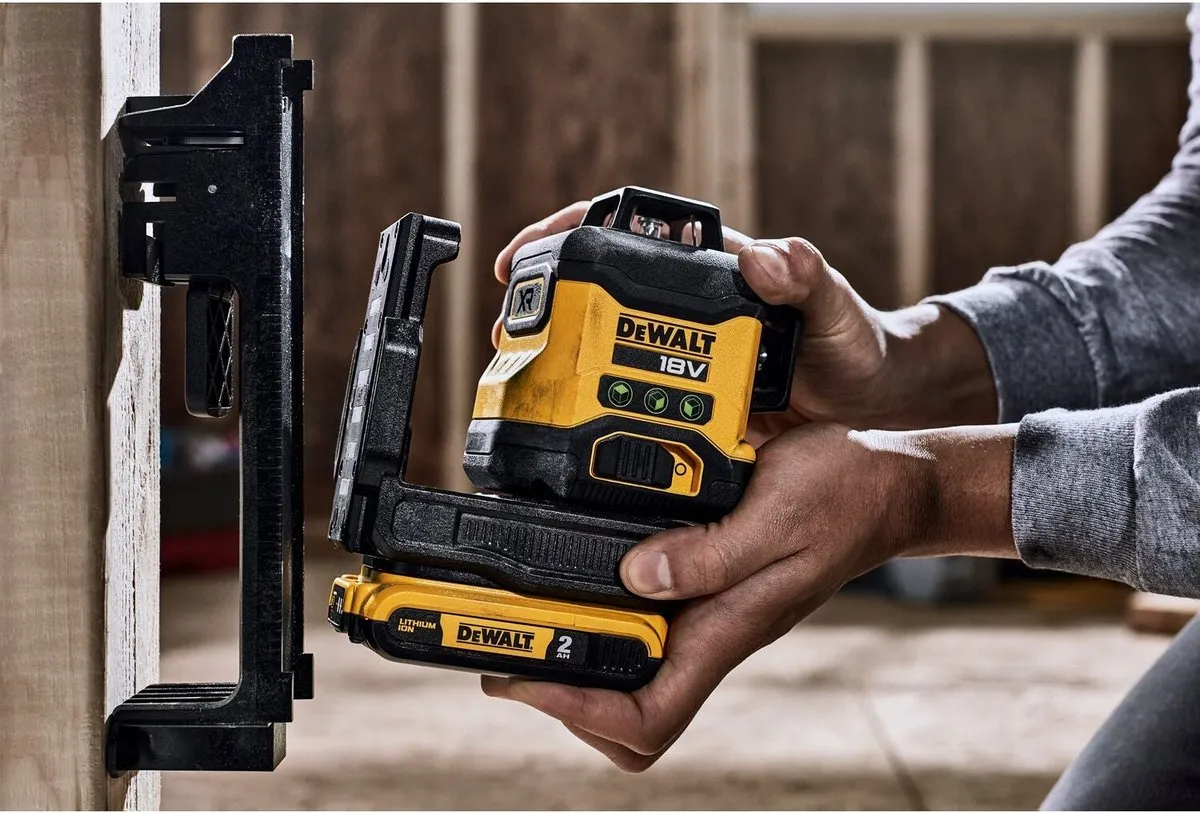 DeWalt DCLE34031D1 3x360° Kruislijnlaser Groen 18V XR
