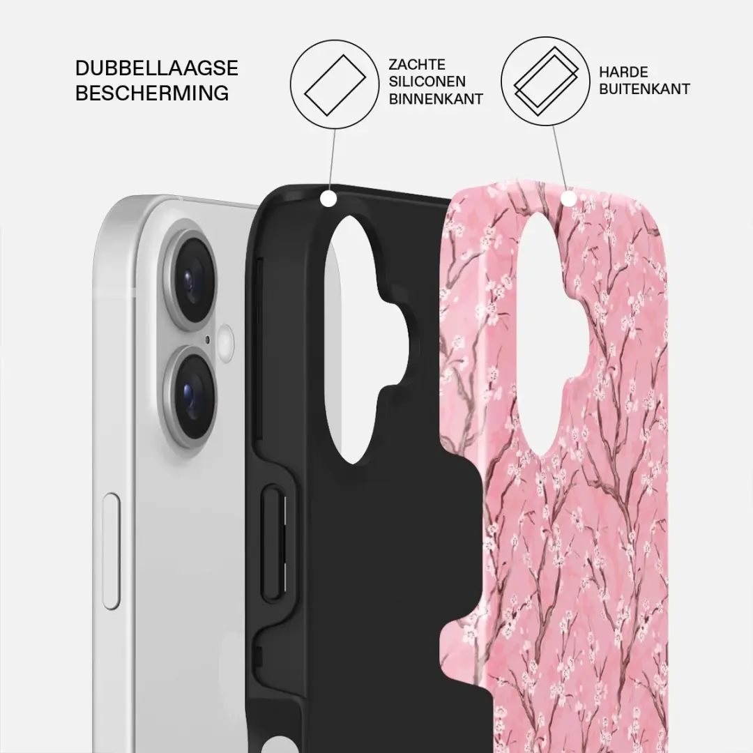 Burga Tough Backcover MagSafe iPhone 17 - Roze
