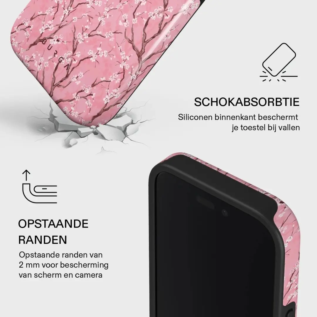 Burga Tough Backcover MagSafe iPhone 17 - Roze