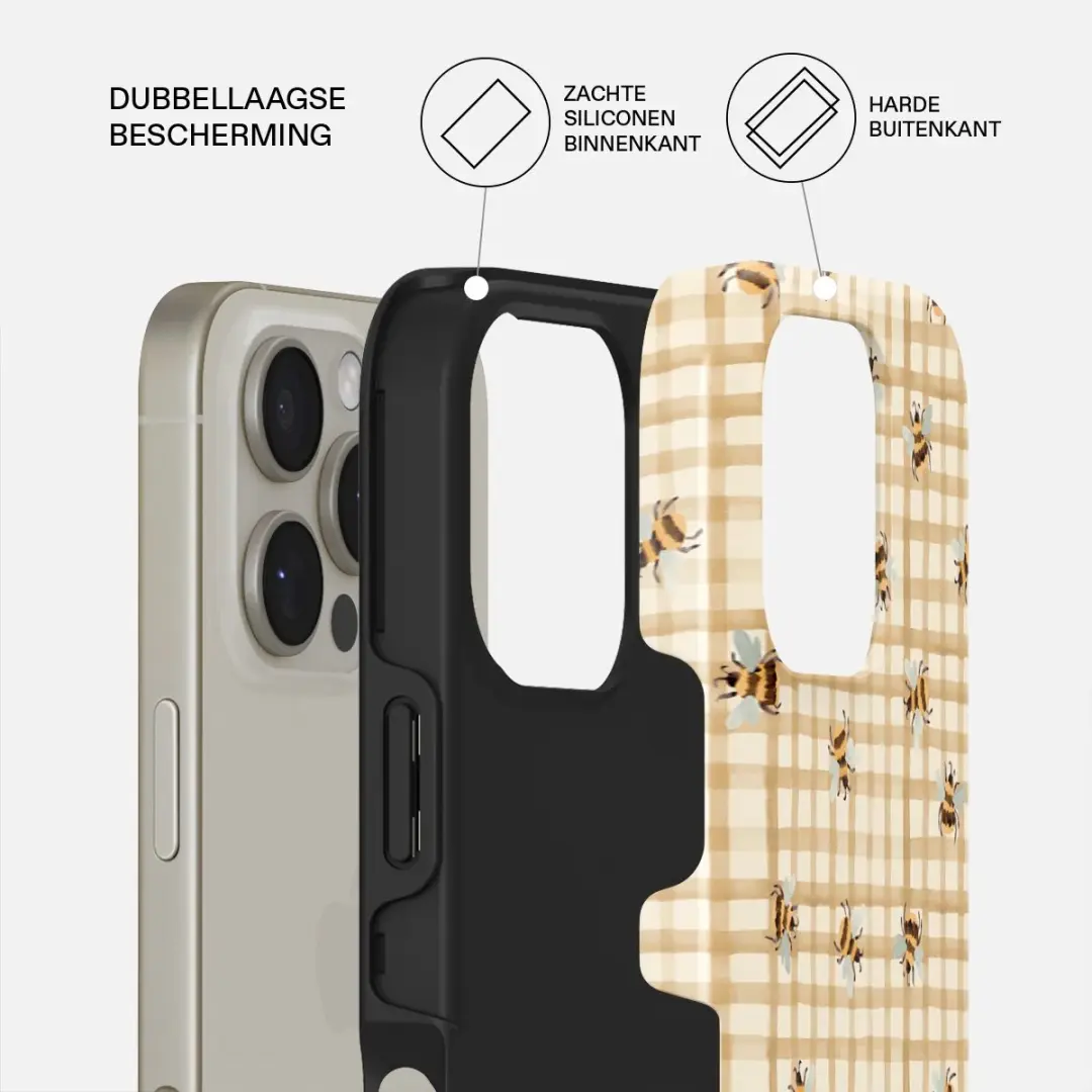 Burga Tough Backcover iPhone 16 Pro - Geel - MagSafe