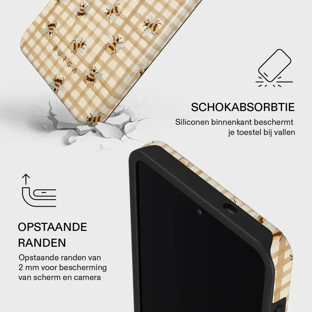 Burga Tough Backcover MagSafe - Geel - Samsung Galaxy S26