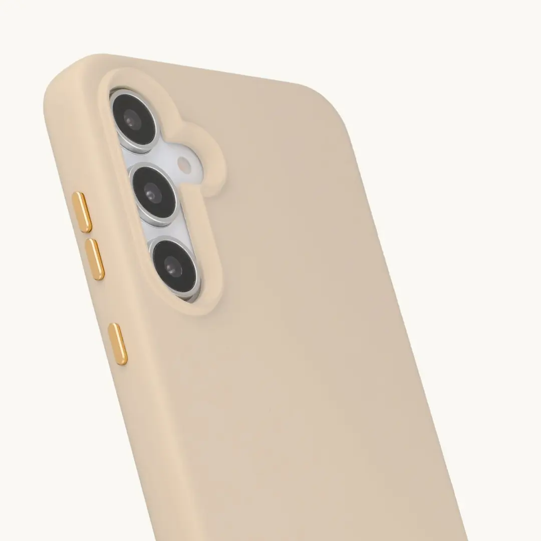 Selencia Hoesje SH00098094 - Samsung Galaxy A35/A55 MagSafe - Beige