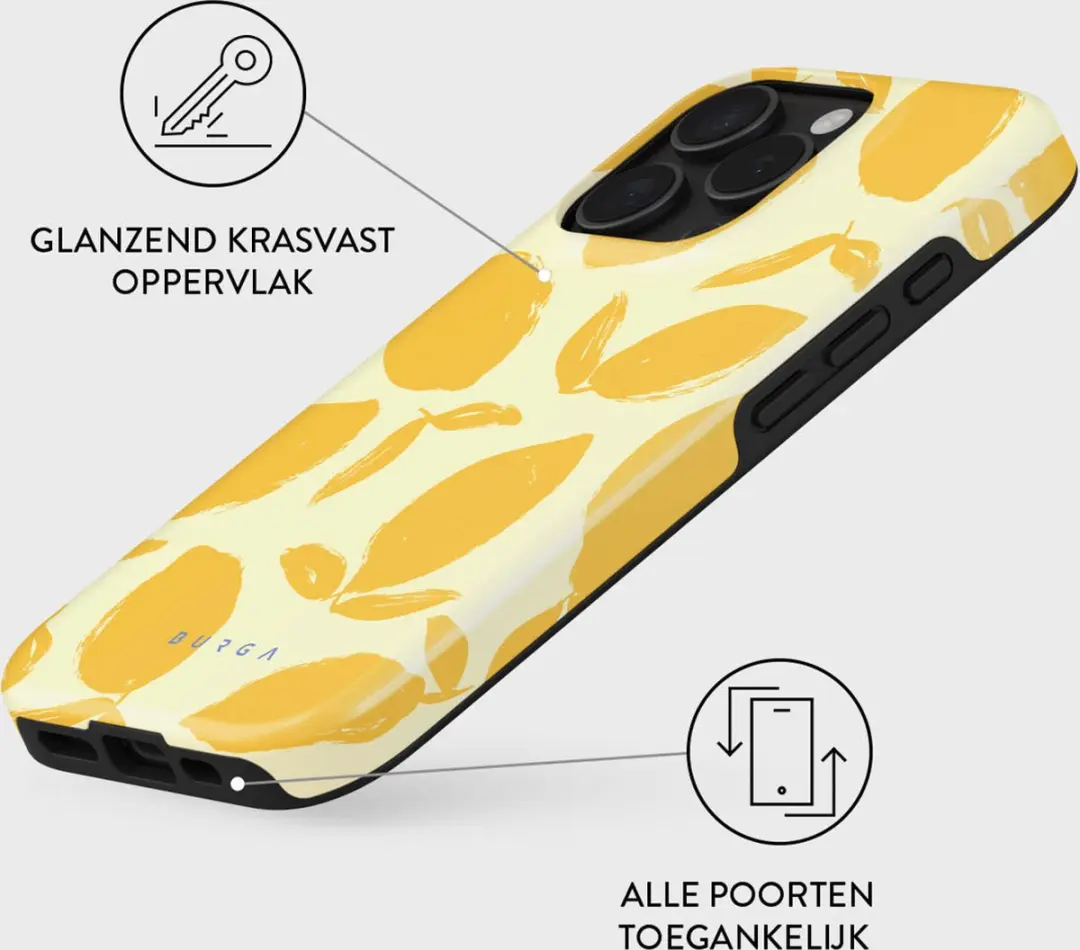 Burga Tough Case Apple iPhone 16 Pro Max - Lemon Tart
