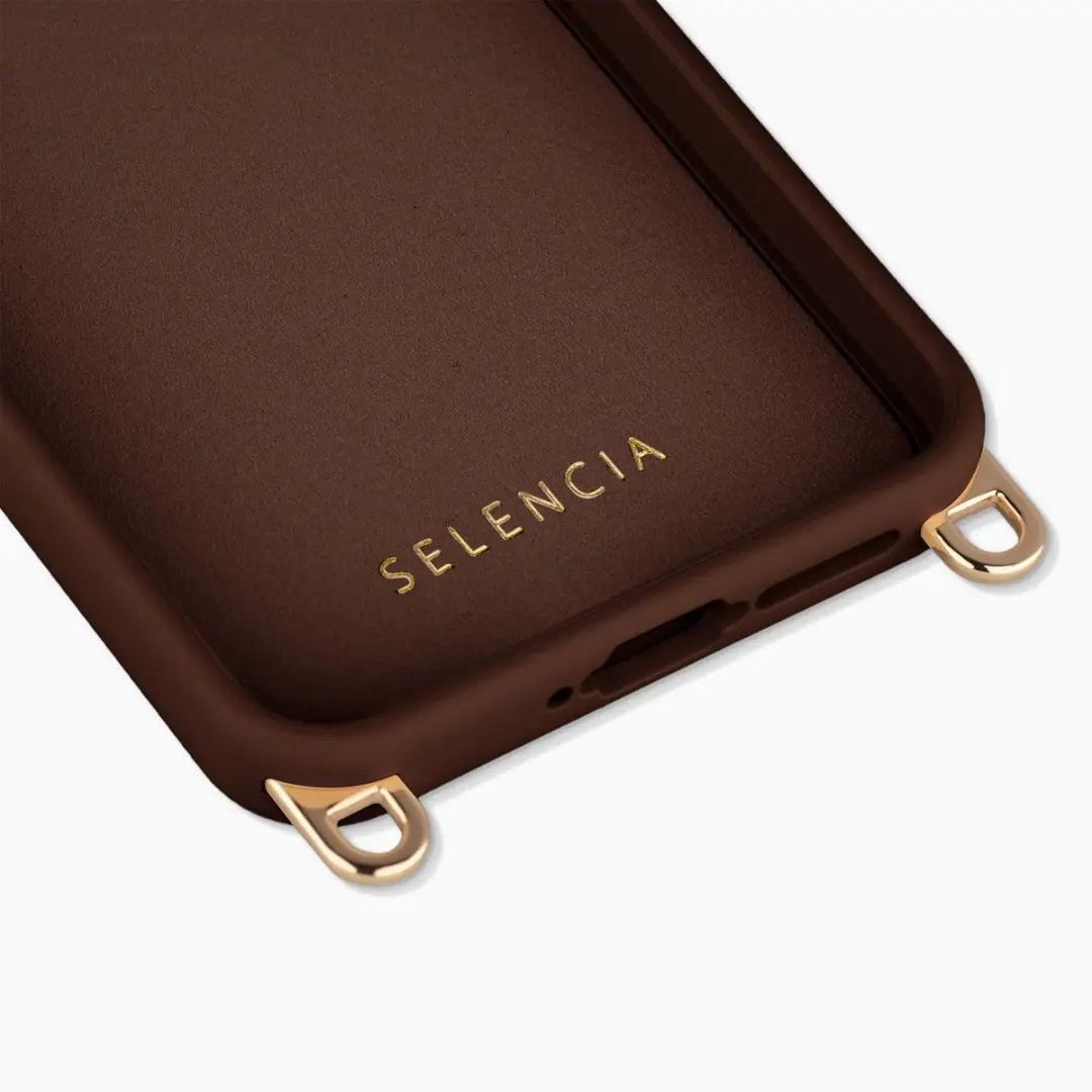 Selencia Hoesje SH00098093 - MagSafe voor Samsung Galaxy A35/A55 - Choco Brown - afbeelding 6 van 6