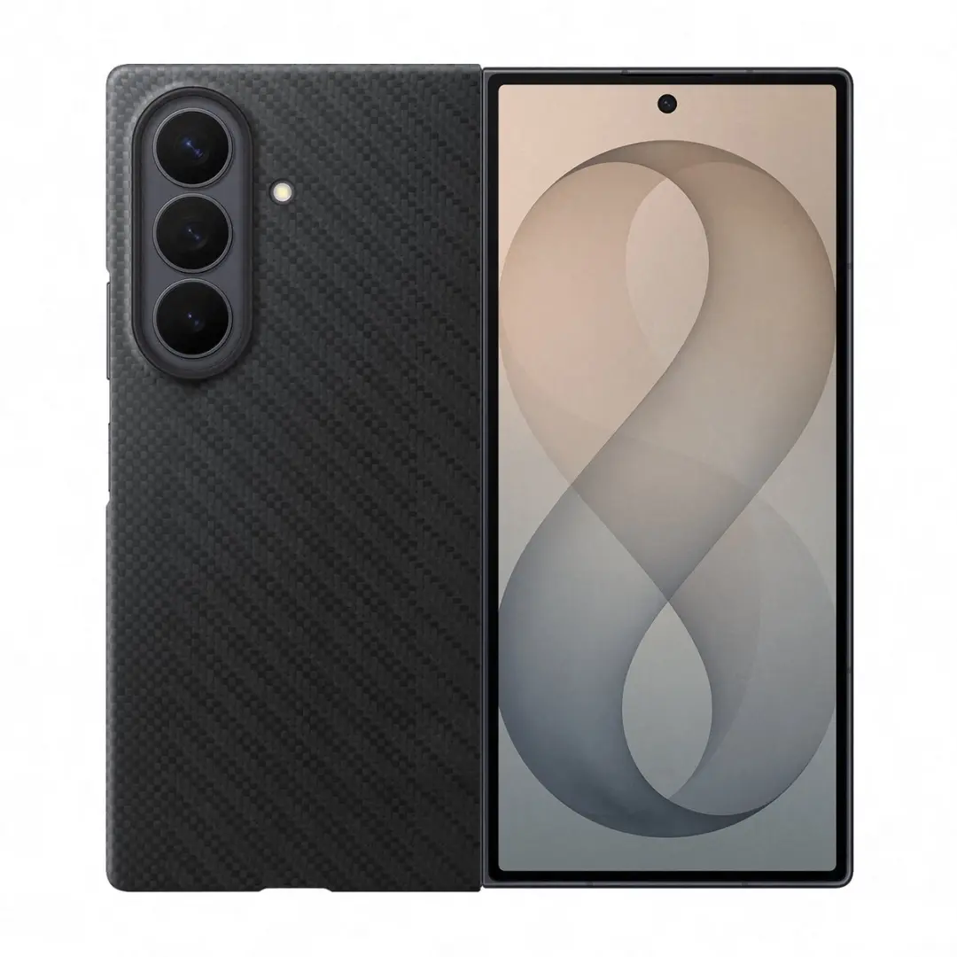 Samsung Galaxy Z Fold8 Hoesje EF-KF971SBEGWW - Carbon Magnet - Zwart