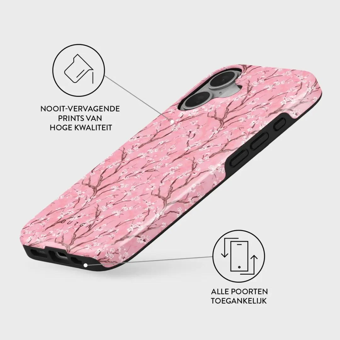 Burga Tough Backcover MagSafe iPhone 16 - Roze