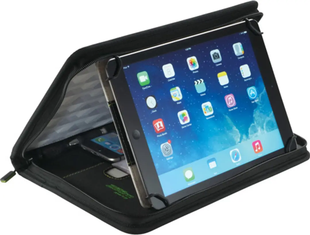 Zoom Padfolio - Universele Tablethoes 10 Inch - Grijs/Zwart
