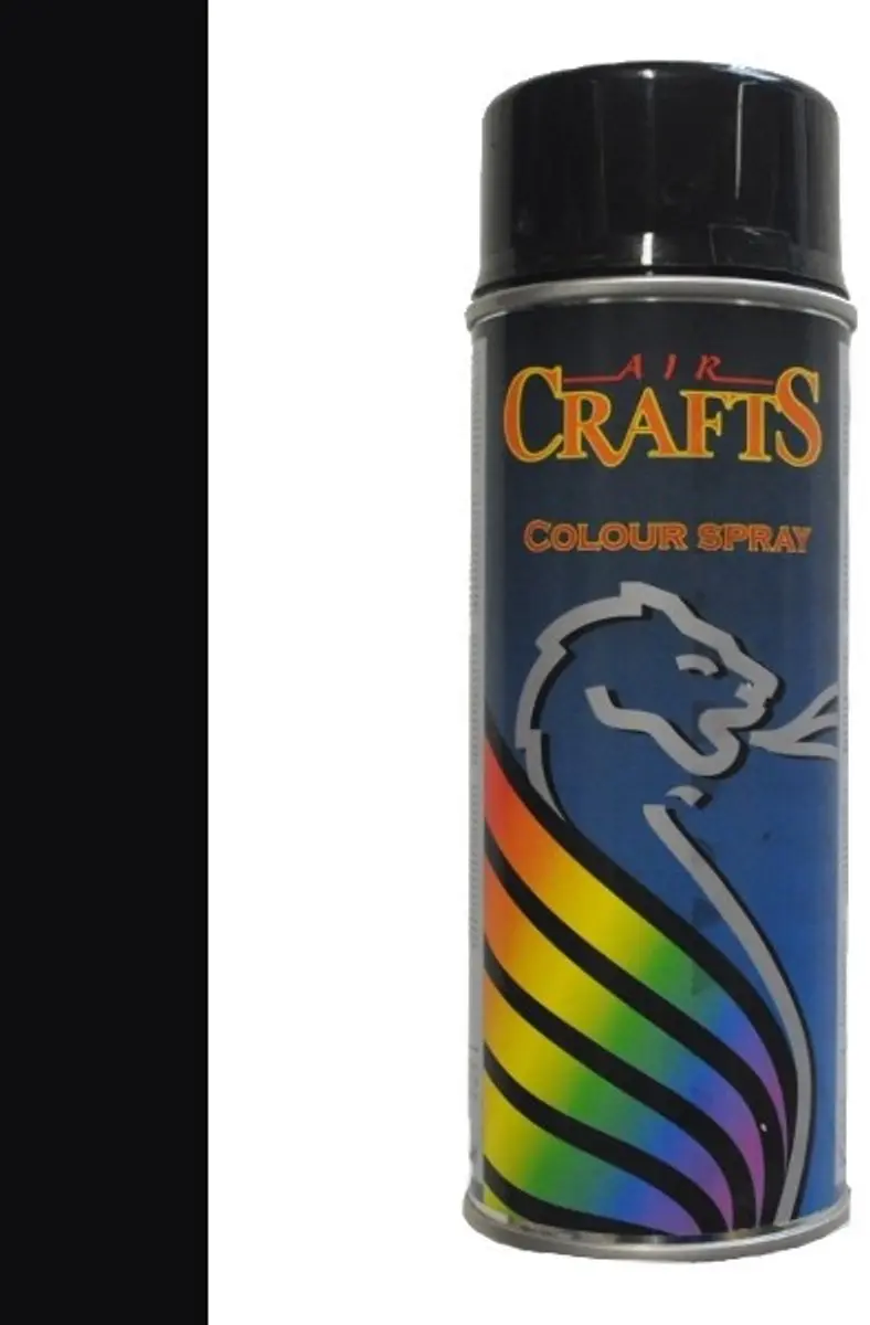 Motip Aircrafts Hoogglanslak RAL 9005 Diepzwart 400ml