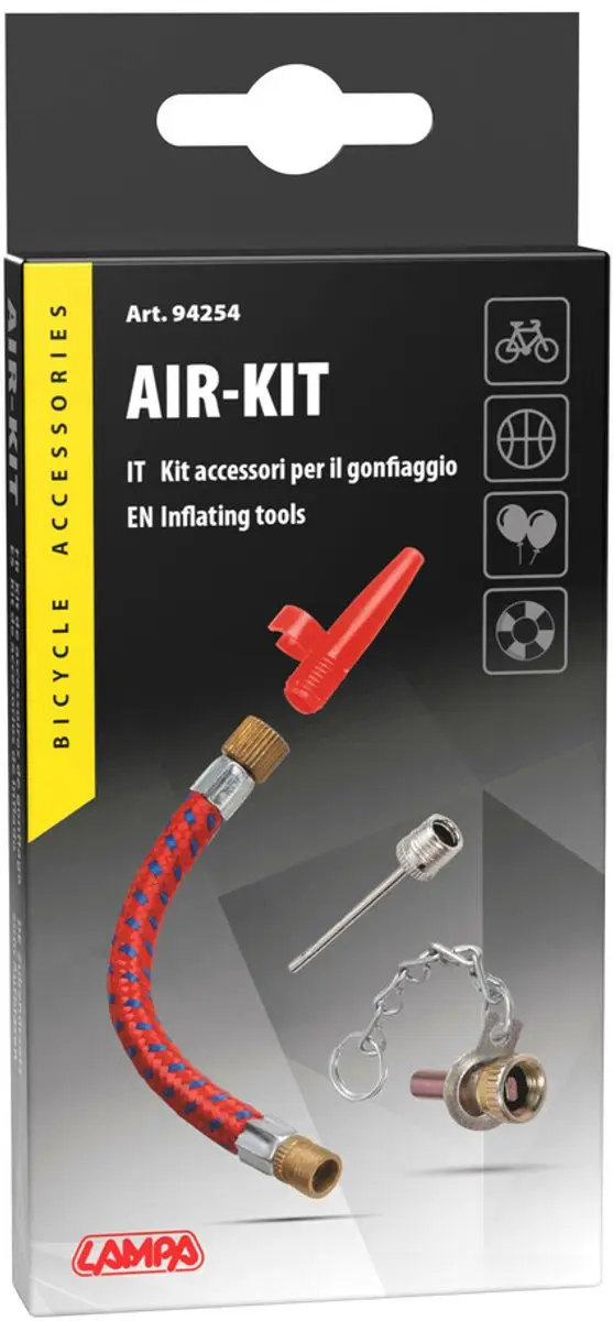 Lampa Inflatie Gereedschapset Air Kit 200ml - Rood