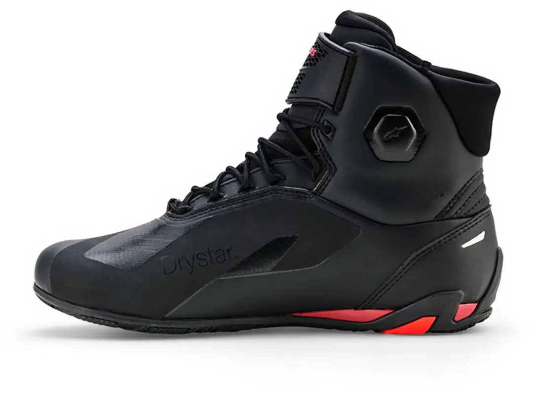 Alpinestars Faster-4 Drystar Motorschoenen - Zwart/Rood EU 44