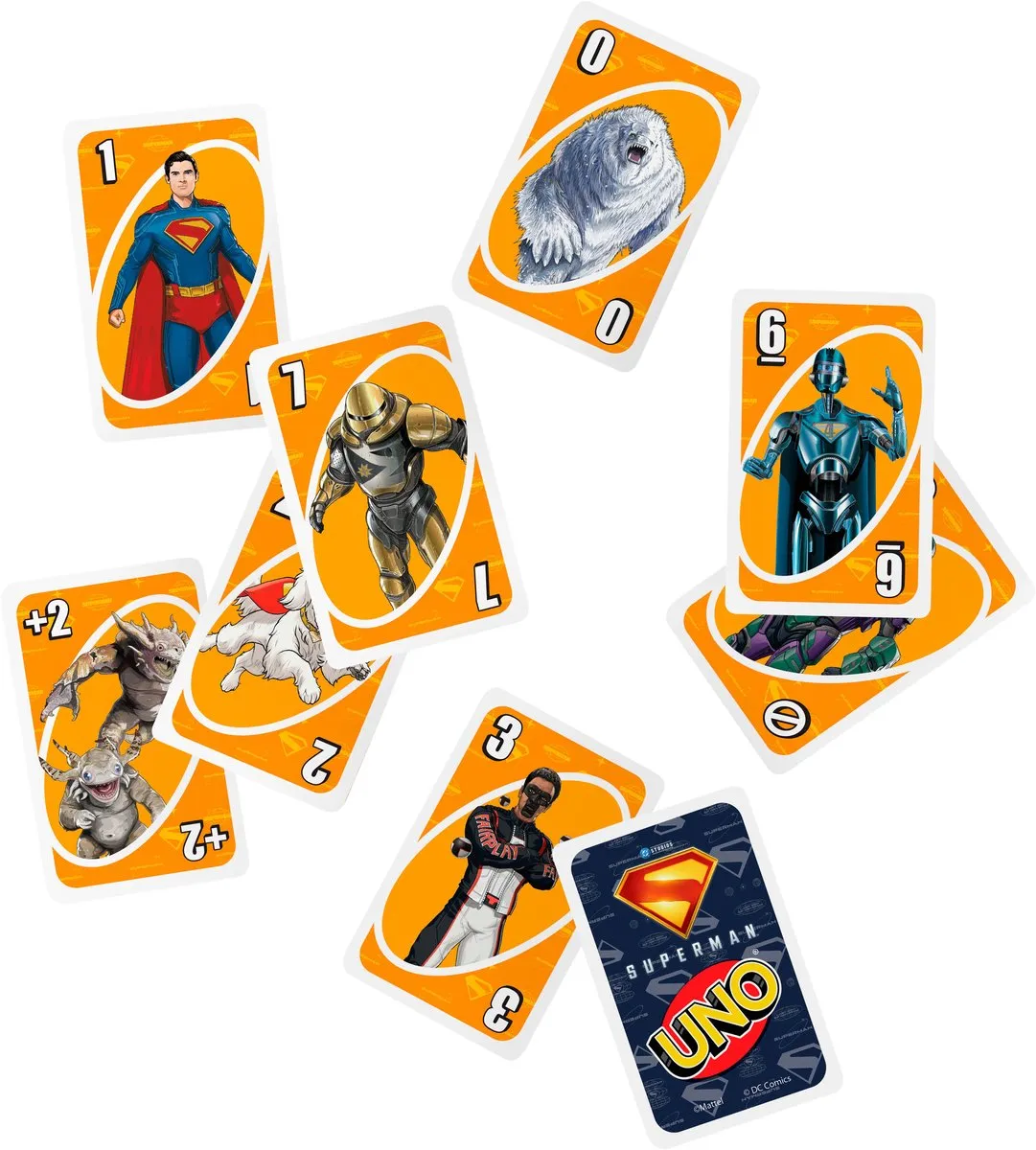 Mattel UNO Superman Kaartspel - 10 Spelers