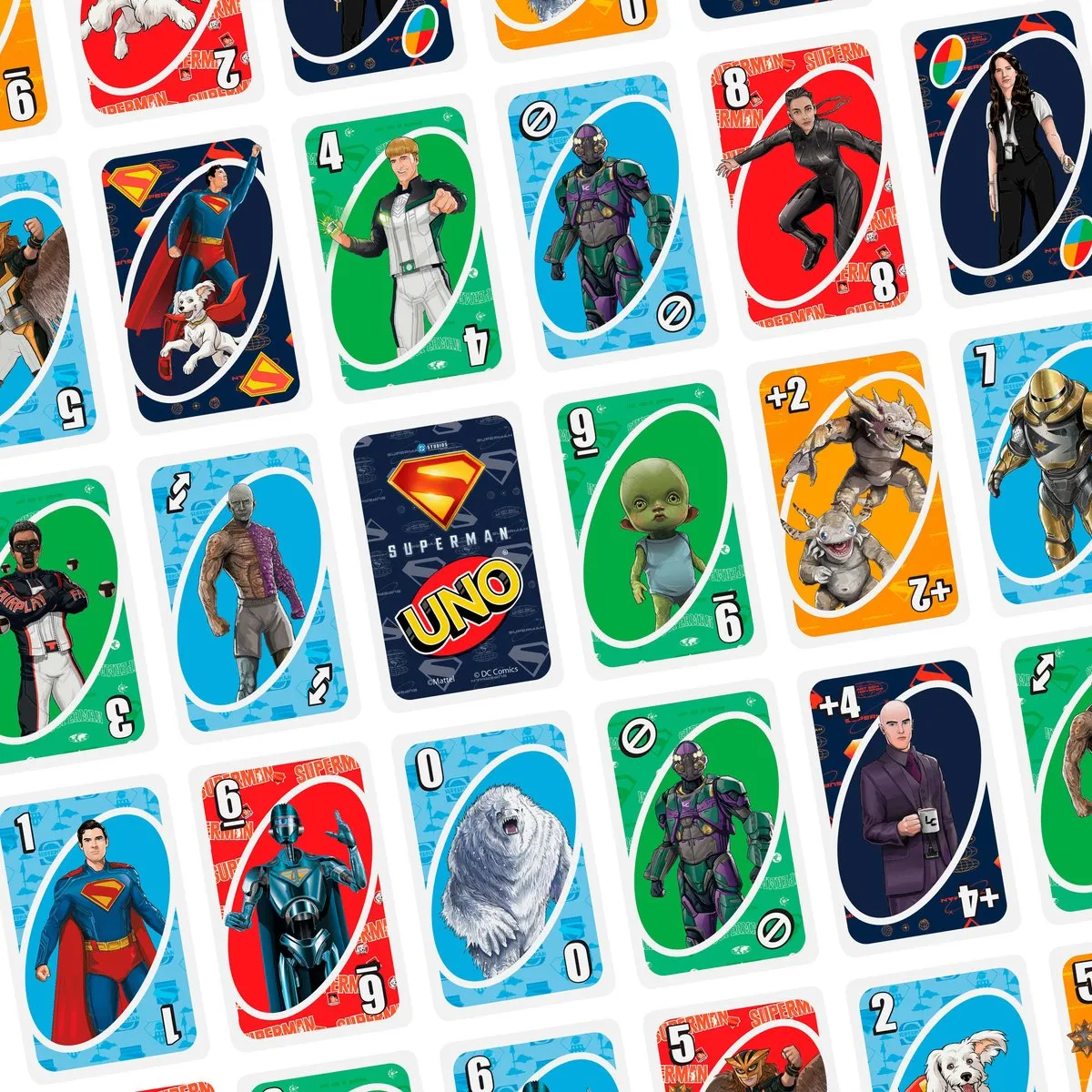 Mattel UNO Superman Kaartspel - 10 Spelers