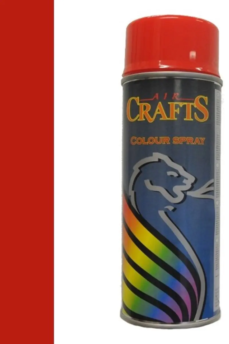 Motip Aircrafts Hoogglanslak RAL 3020 Verkeersrood 400ml