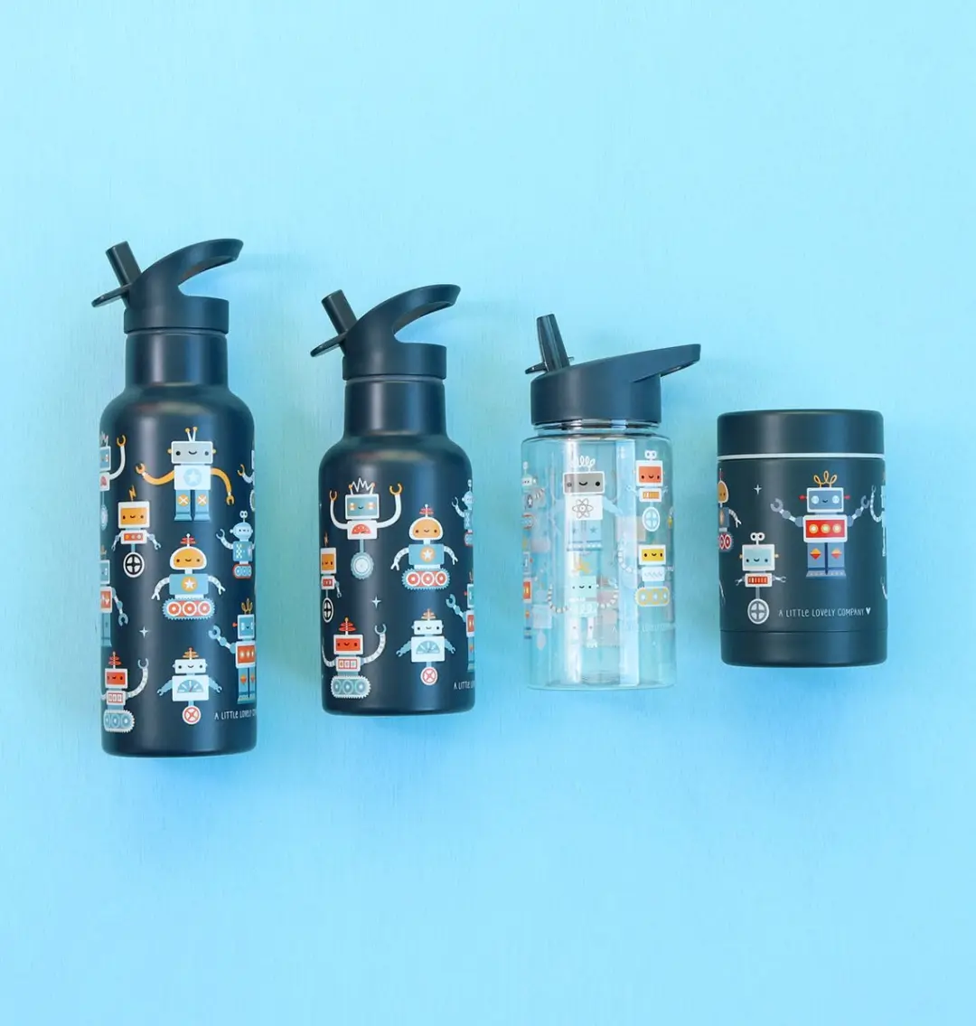 A Little Lovely Company Back to School Set - Blauw