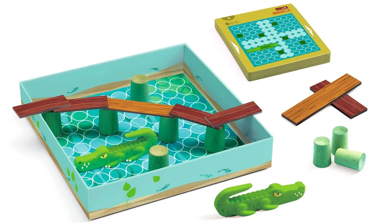 Djeco Croco Bridge Houten Speelgoed